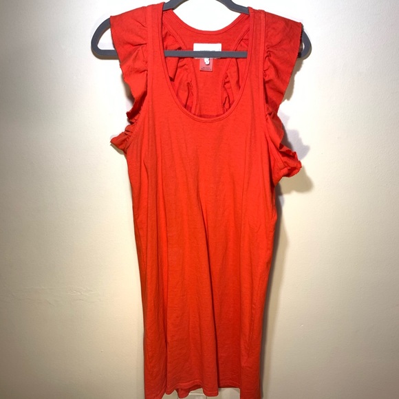 Current/Elliot Ruffle Shoulder Tank Dress - Picture 2 of 6